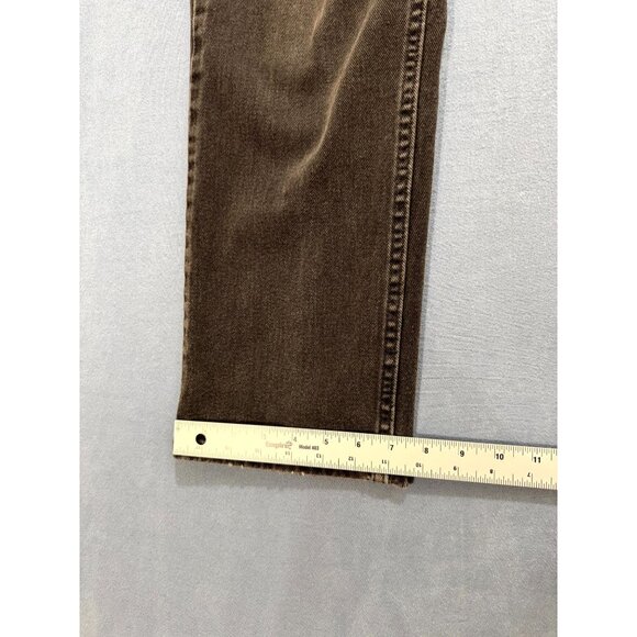 Lee Women's Straight Leg Jeans Denim High Rise Five Design Pockets Gray Size W31 - Picture 5 of 10